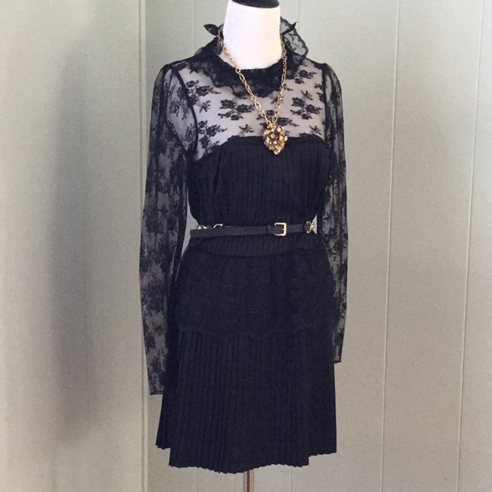 Free People - Black lace evening dress